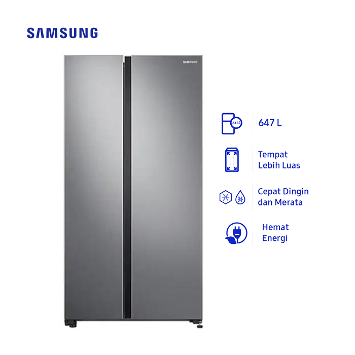 Samsung Kulkas Side by Side 647 L - RS61R5001M9